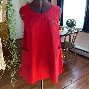 Cat Themed Hikosen Cara Smock/Tunic